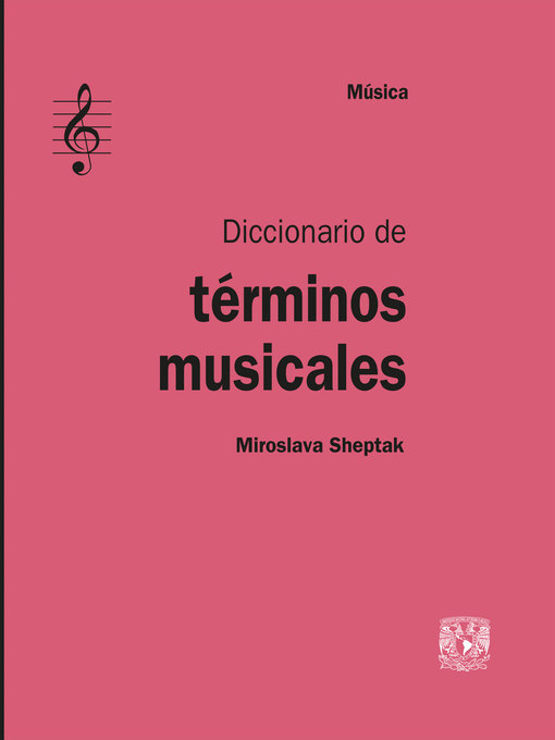 Cover image for Diccionario de términos musicales